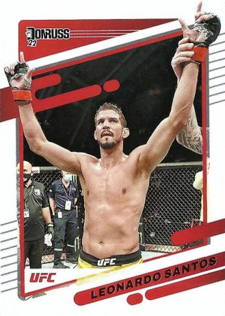 Leonardo Santos 2022 Panini Donruss UFC Base #197 Silver