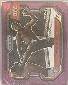Kevin Holland 2021 Panini Prizm UFC Base #171 Purple