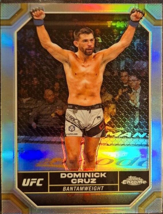 Dominick Cruz 2024 Topps Chrome UFC Base #60 Refractor