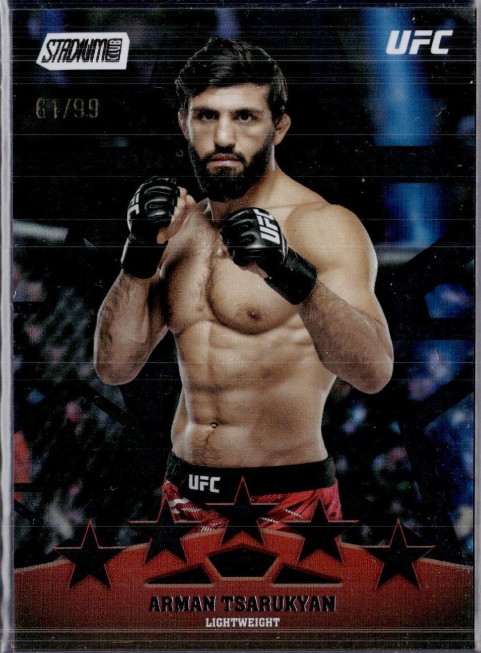Arman Tsarukyan 2025 Topps Stadium Club UFC Special Forces #SF-3 Black
