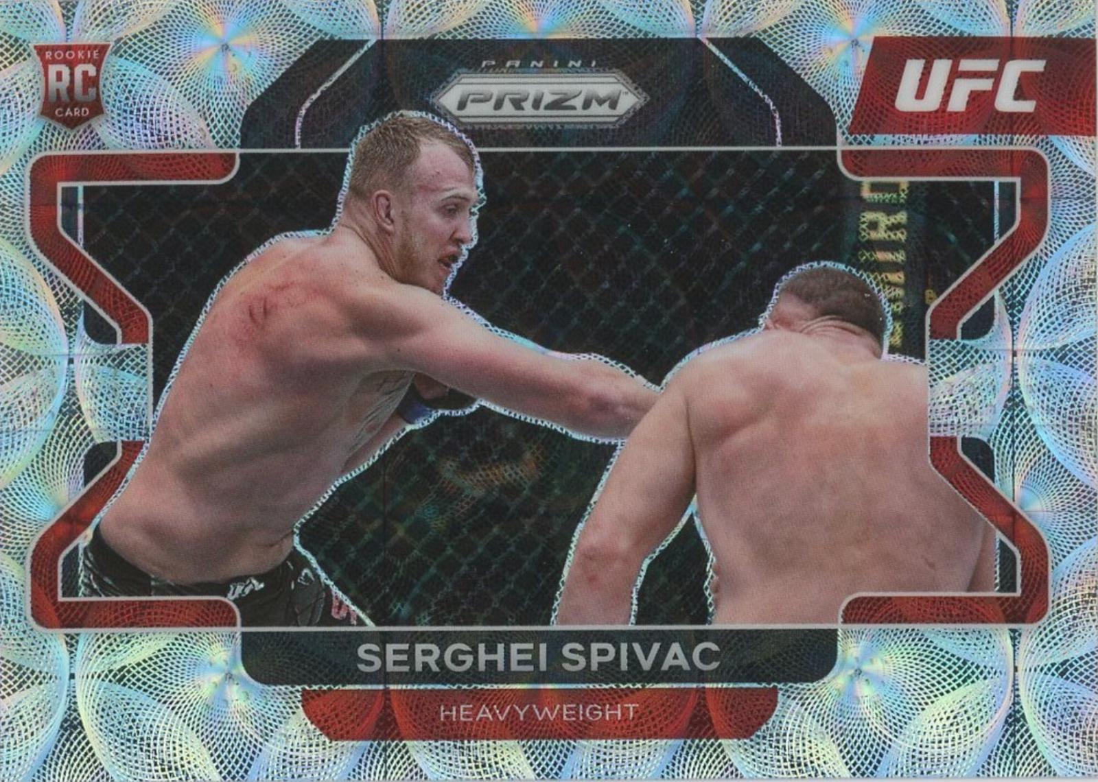 Serghei Spivac 2022 Panini Prizm UFC Base #70 Premium