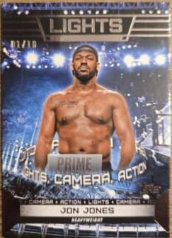 Jon Jones 2024 Topps Knockout UFC Action (Lights, Camera, Action) #ACT-20 Black