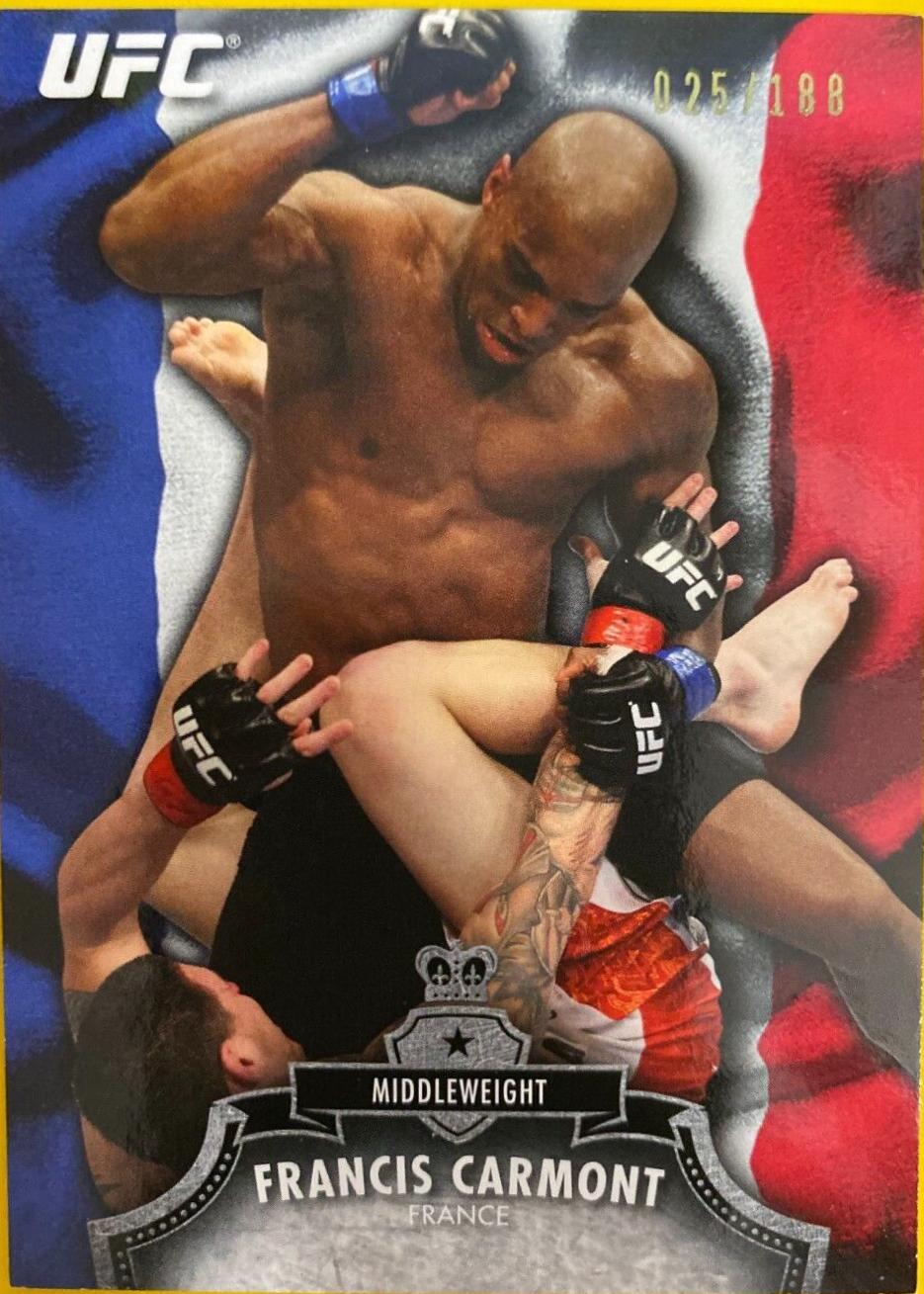 Francis Carmont 2012 Topps UFC Bloodlines Base #9 Flag