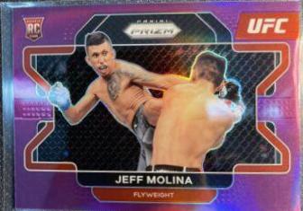 Jeff Molina 2022 Panini Prizm UFC Base #53 Purple