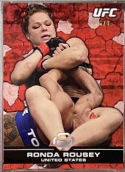 Ronda Rousey 2013 Topps UFC Bloodlines Base #104 Red