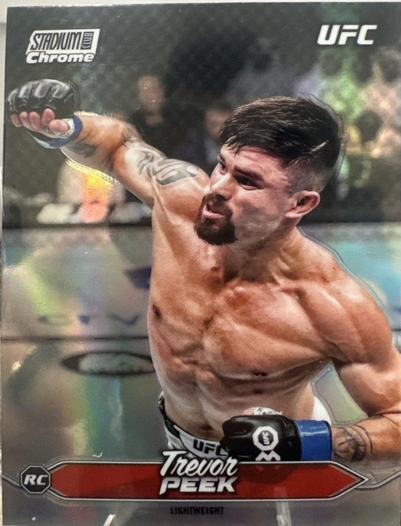 Trevor Peek 2025 Topps Stadium Club UFC Base Chrome #C-120 Refractor