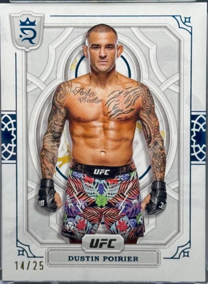 Dustin Poirier 2024 Topps Royalty UFC Base #19 Blue