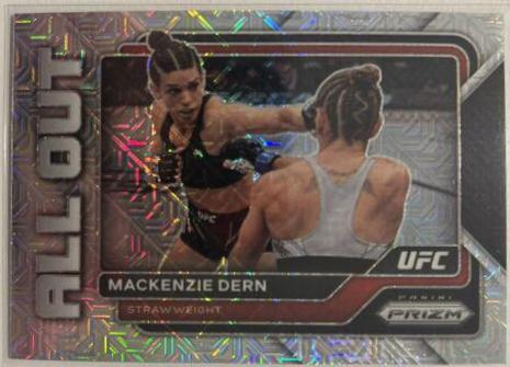 Mackenzie Dern 2023 Panini Prizm UFC All Out #5 Mojo