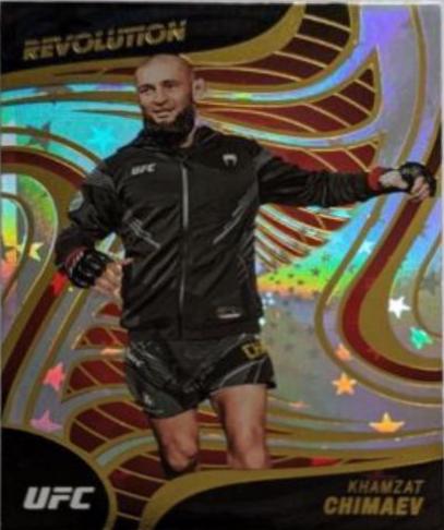 Khamzat Chimaev 2023 Panini Chronicles UFC Revolution #5 Astro