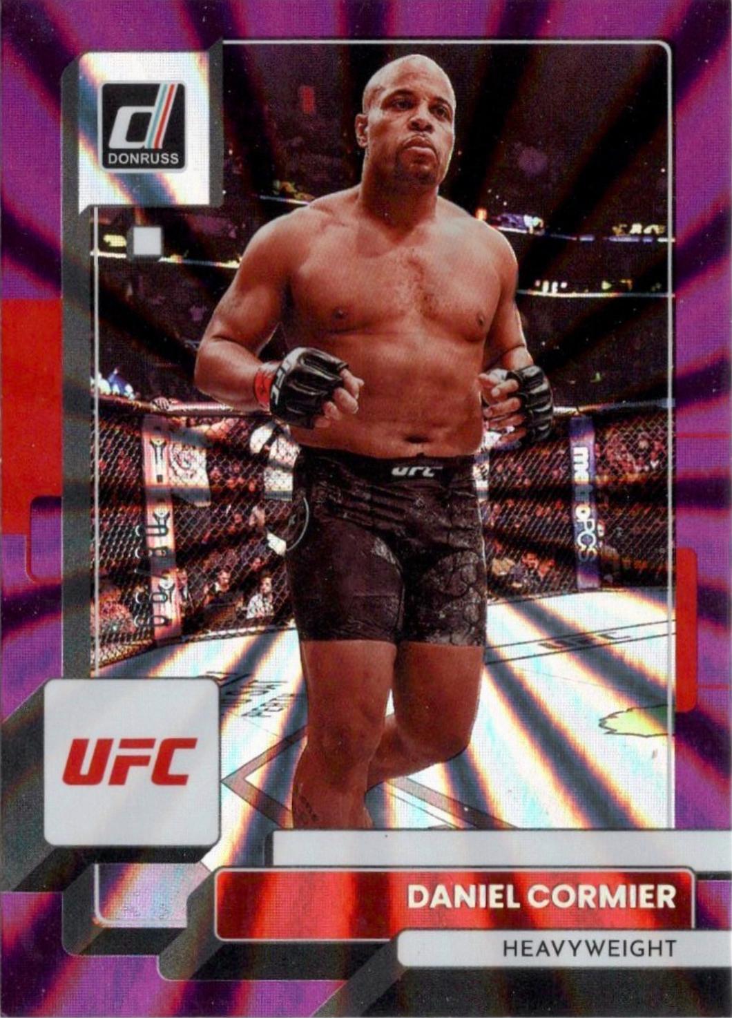 Daniel Cormier 2023 Panini Donruss UFC Base #13 Purple Laser