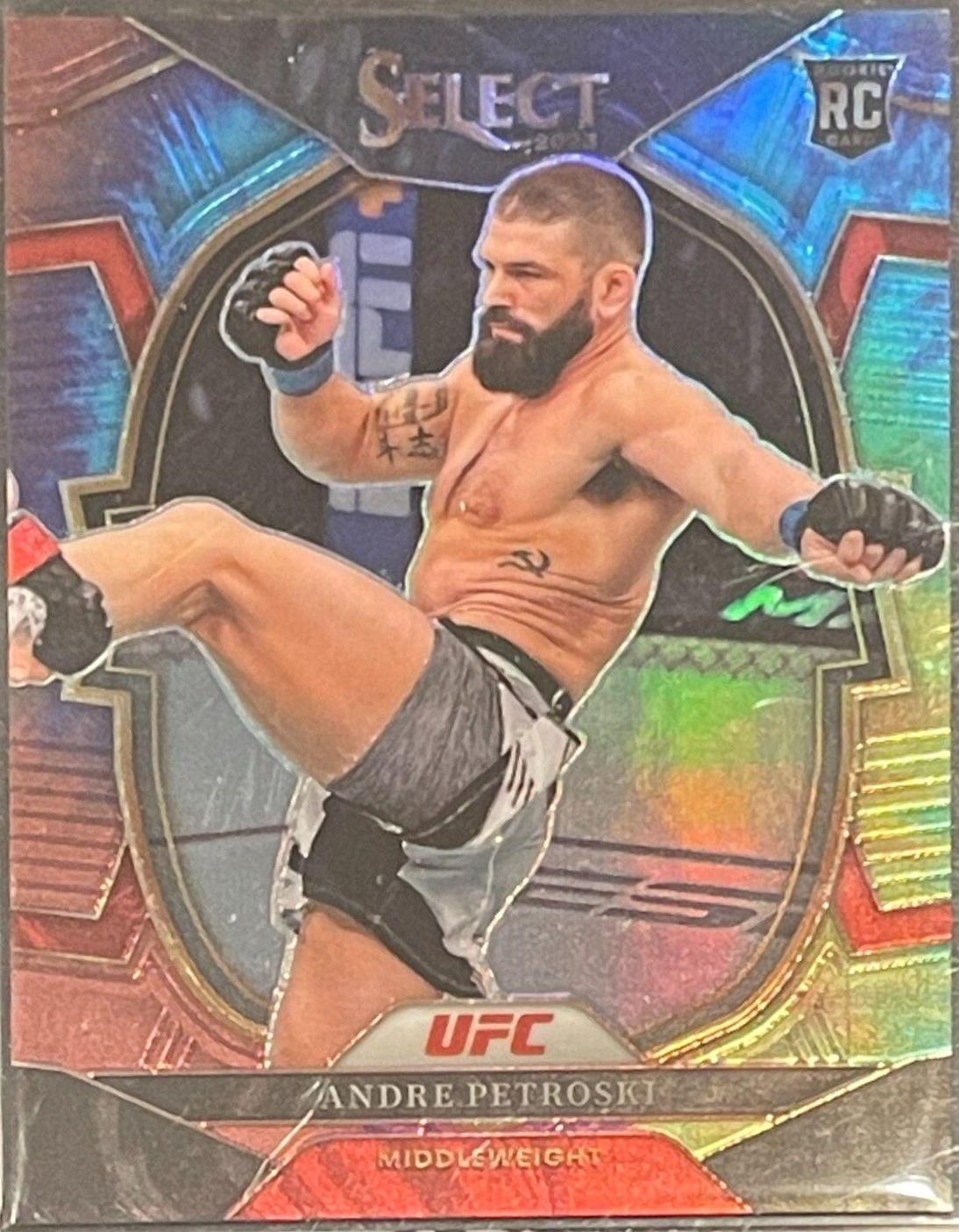 Andre Petroski 2023 Panini Select UFC Concourse #98 Tie Dye