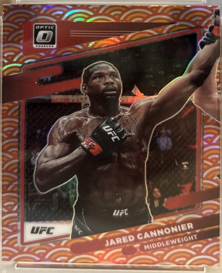Jared Cannonier 2022 Panini Donruss Optic UFC Base #26 Photon