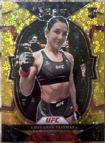 Cheyanne Vlismas 2023 Panini Select UFC Concourse #80 Gold Disco