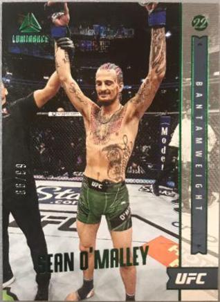 Sean O'Malley 2022 Panini Chronicles UFC Base Luminance #159 Green