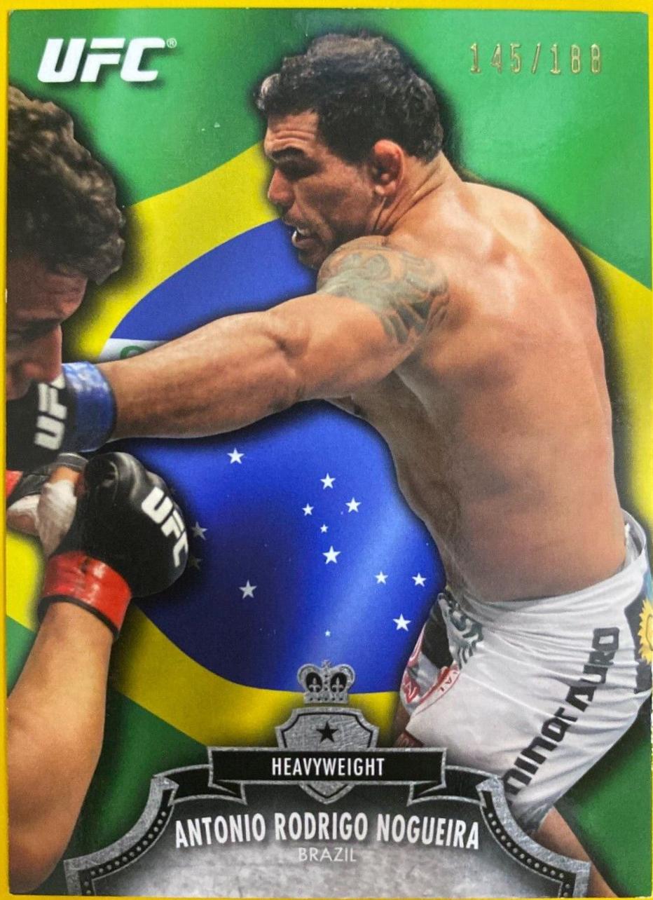 Antonio Rodrigo Nogueira 2012 Topps UFC Bloodlines Base #137 Flag