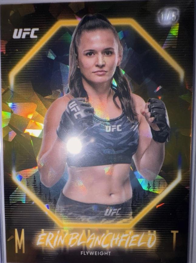 Erin Blanchfield 2025 Topps Midnight UFC Base #8 Daybreak