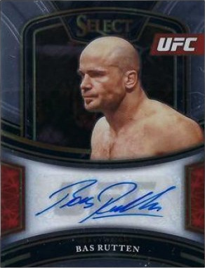 Bas Rutten 2021 Panini Select UFC Signatures #23 Disco Prizms