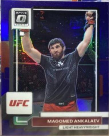 Magomed Ankalaev 2023 Panini Donruss Optic UFC Base #55 Purple