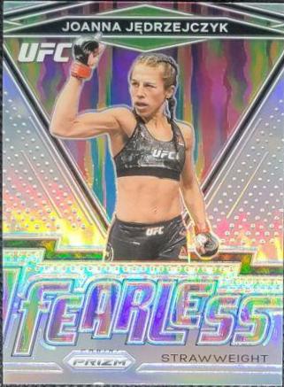 Joanna Jędrzejczyk 2021 Panini Prizm UFC Fearless #5 Silver