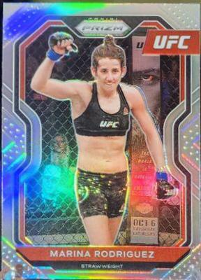 Marina Rodriguez 2021 Panini Prizm UFC Base #47 Silver