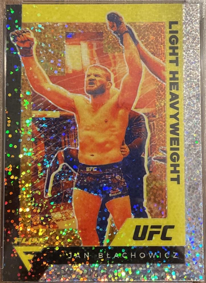 Jan Błachowicz 2021 Panini Chronicles UFC Base Flux #244 White Sparkle