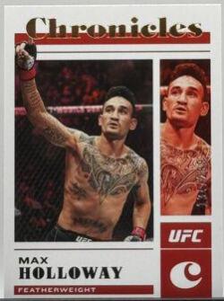 Max Holloway 2023 Panini Chronicles UFC Base Chronicles #14 Bronze