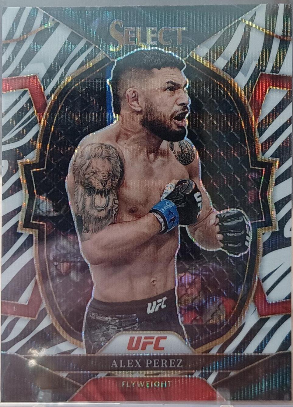 Alex Perez 2023 Panini Select UFC Concourse #28 Zebra