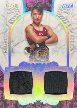 Zhang Weili 2025 Topps Royalty UFC Regalia Relics #RR-ZW Platinum