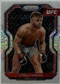 Cody Stamann 2021 Panini Prizm UFC Base #20 White Sparkle