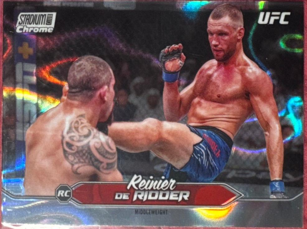 Reinier de Ridder 2025 Topps Stadium Club UFC Base Chrome #C-65 Lava