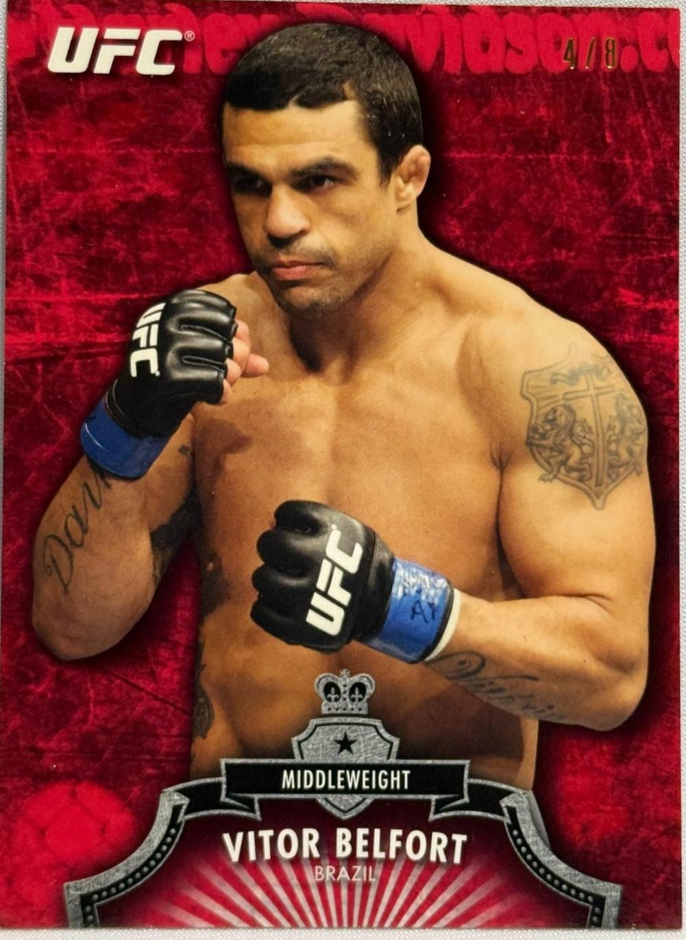 Vitor Belfort 2012 Topps UFC Bloodlines Base #20 Red