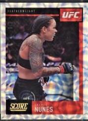Amanda Nunes 2021 Panini Chronicles UFC Base Flux #245 Asia Gold