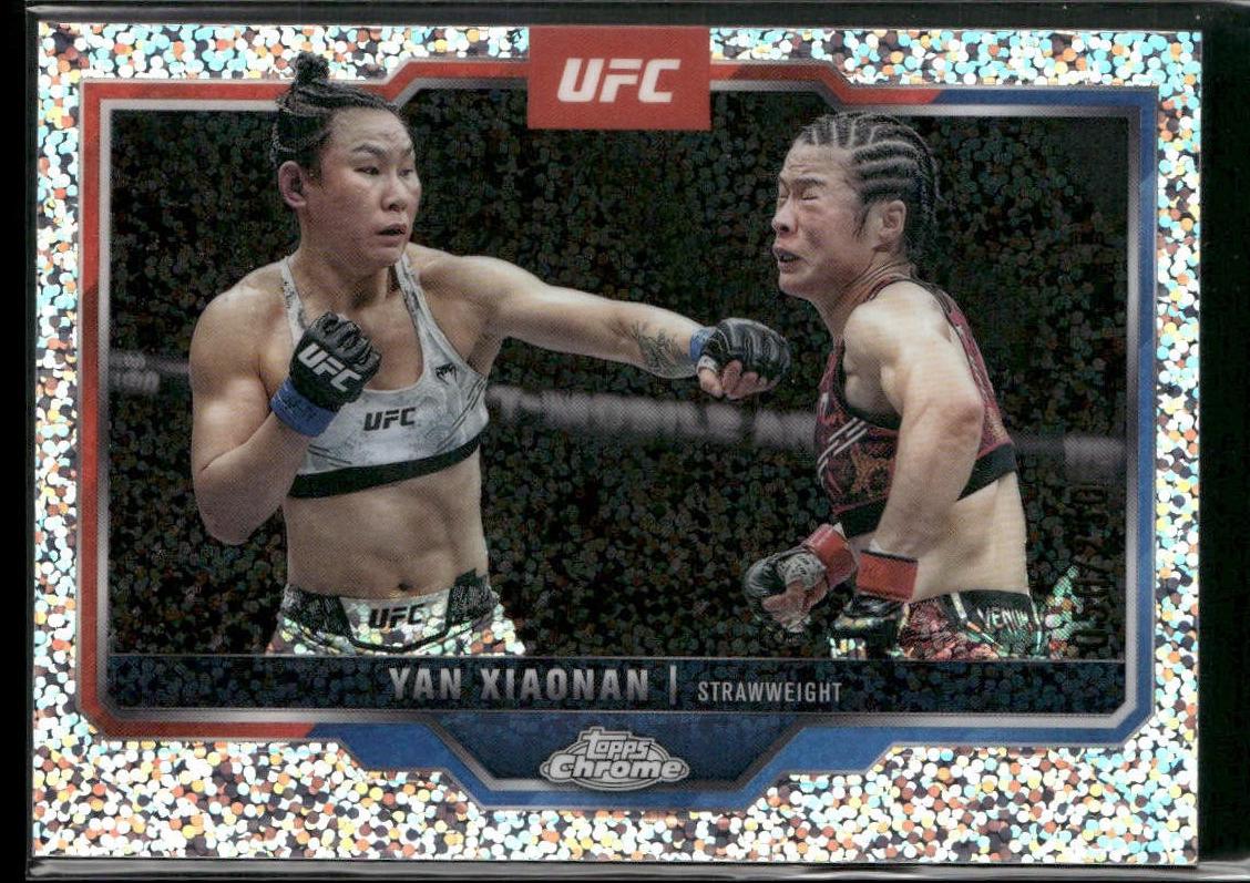 Yan Xiaonan 2025 Topps Chrome UFC Base #35 Speckle Refractor