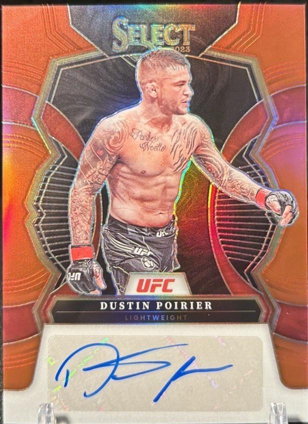 Dustin Poirier 2023 Panini Select UFC Signatures #26 Red