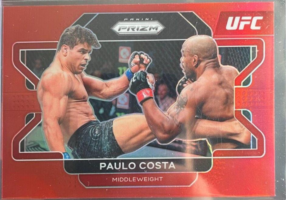 Paulo Costa 2022 Panini Prizm UFC Base #68 Red