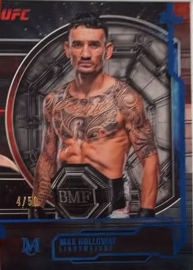 Max Holloway 2026 Topps Knockout UFC Museum Collection #MC-40 Blue