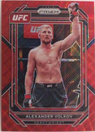 Alexander Volkov 2023 Panini Prizm UFC Base #131 Ruby Wave