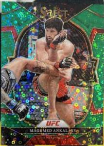 Magomed Ankalaev 2023 Panini Select UFC Concourse #39 Green Disco