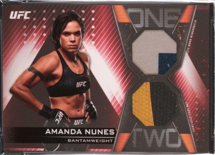 Amanda Nunes 2019 Topps UFC Knockout Knockout Relics #KR-AN Red