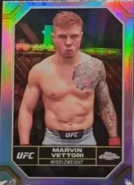 Marvin Vettori 2024 Topps Chrome UFC Base #125 Refractor