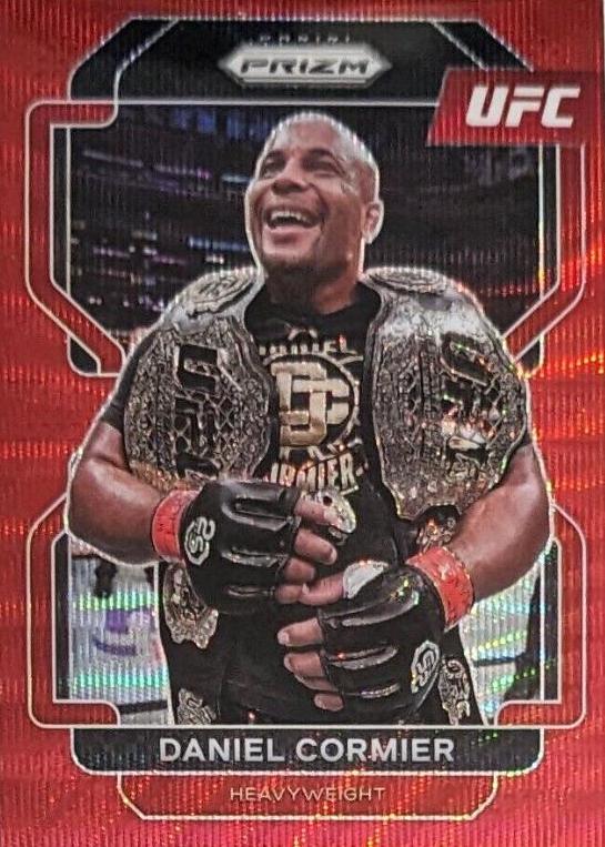 Daniel Cormier 2022 Panini Prizm UFC Base #171 Ruby Wave