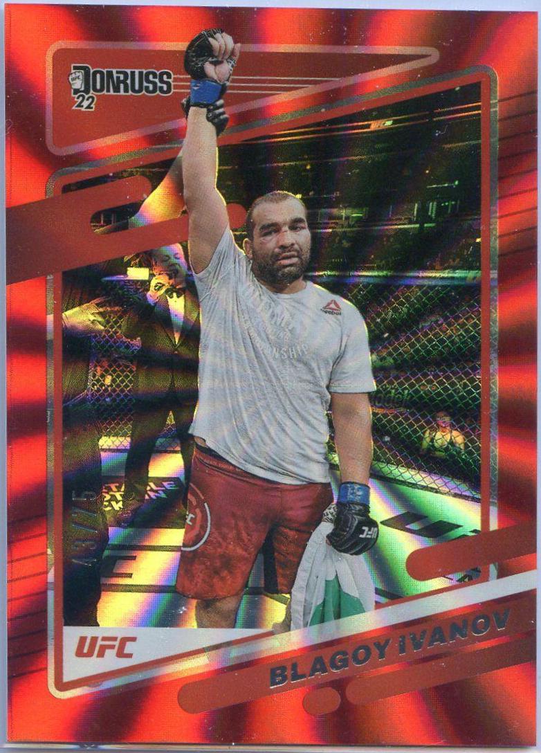 Blagoy Ivanov 2022 Panini Donruss UFC Base #196 Laser