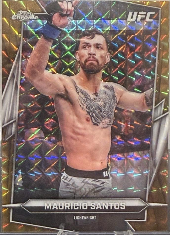Mauricio Ruffy 2026 Topps Chrome UFC Base #178 Gold Refractor