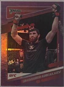 Magomed Ankalaev 2022 Panini Donruss UFC Base #44 Purple Flood