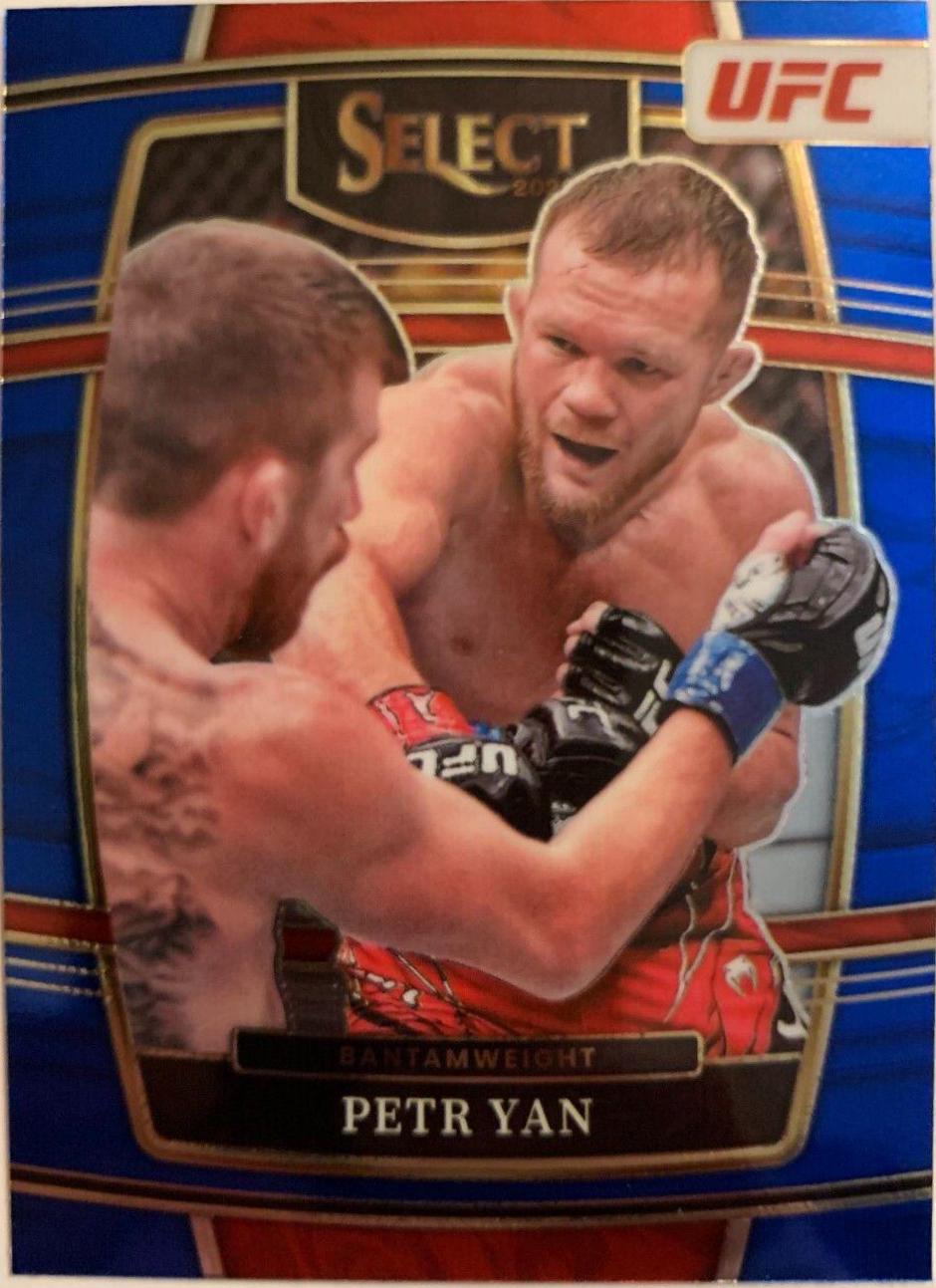 Petr Yan 2022 Panini Select UFC Concourse #7 Blue Prizm