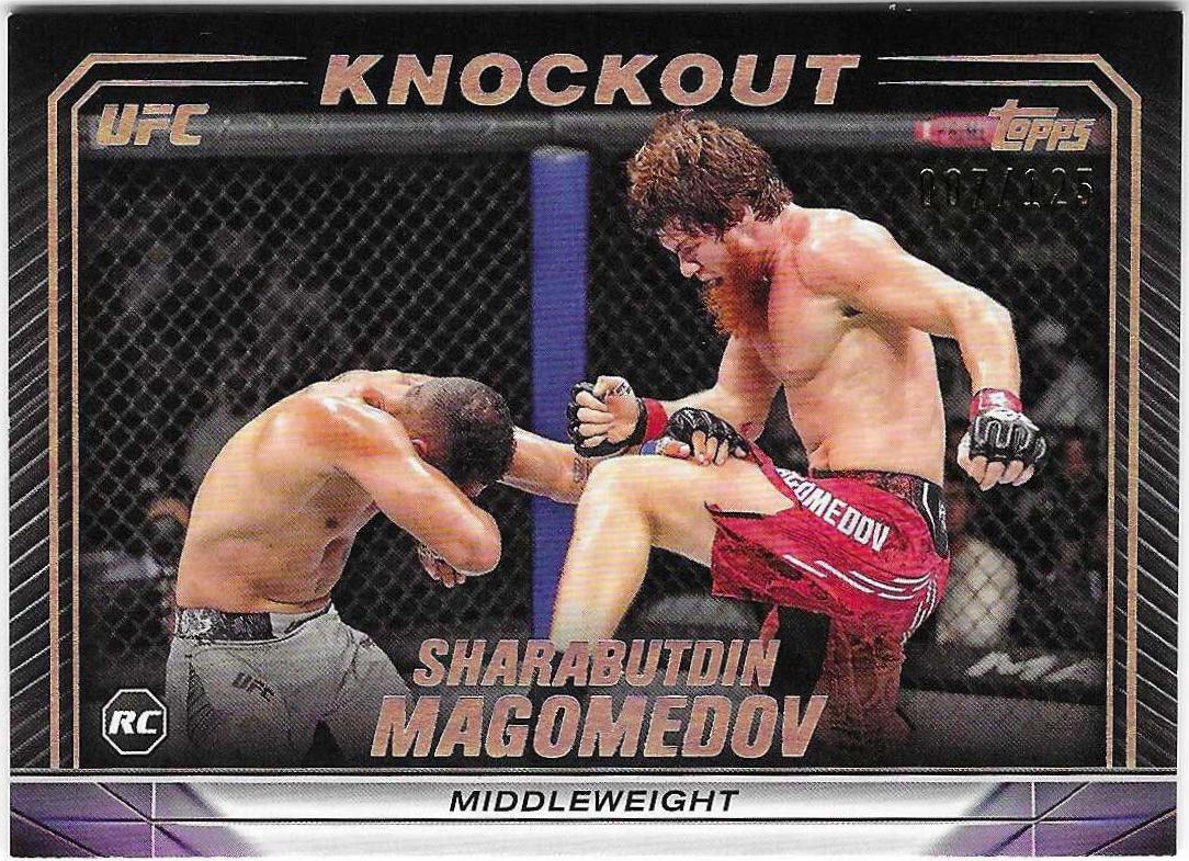 Shara Magomedov 2024 Topps Knockout UFC Base #10 Holo Silver