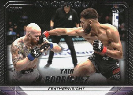 Yair Rodríguez 2024 Topps Knockout UFC Base #69 Gold