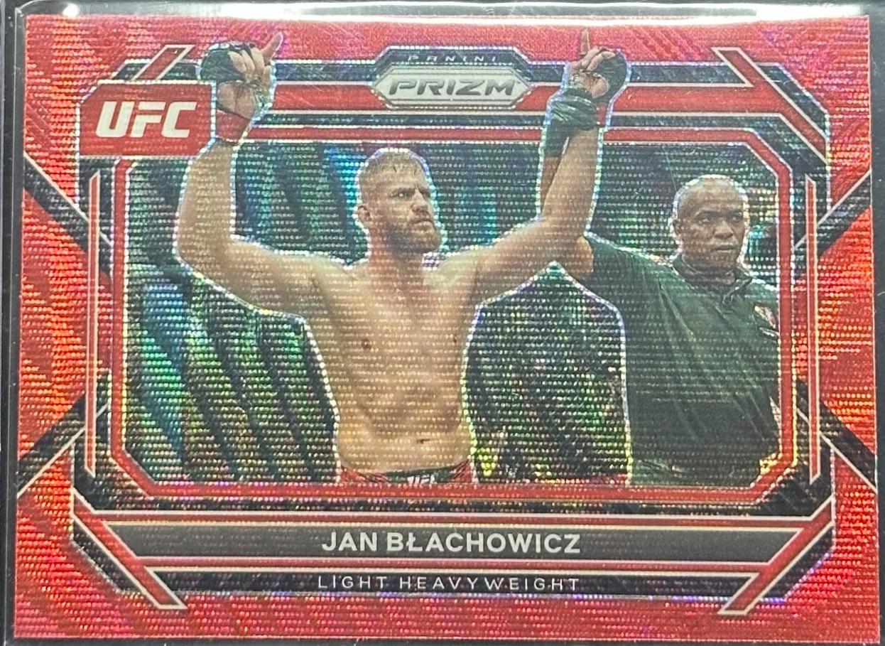 Jan Błachowicz 2023 Panini Prizm UFC Base #24 Ruby Wave