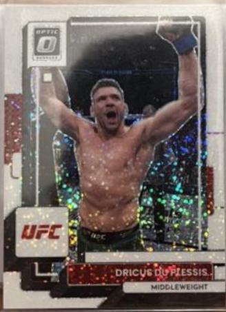 Dricus Du Plessis 2023 Panini Donruss Optic UFC Base #15 White Sparkle