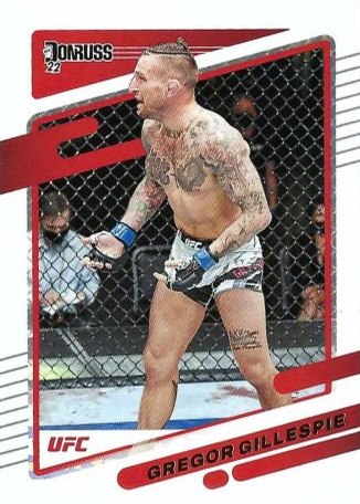 Gregor Gillespie 2022 Panini Donruss UFC Base #107 Blue